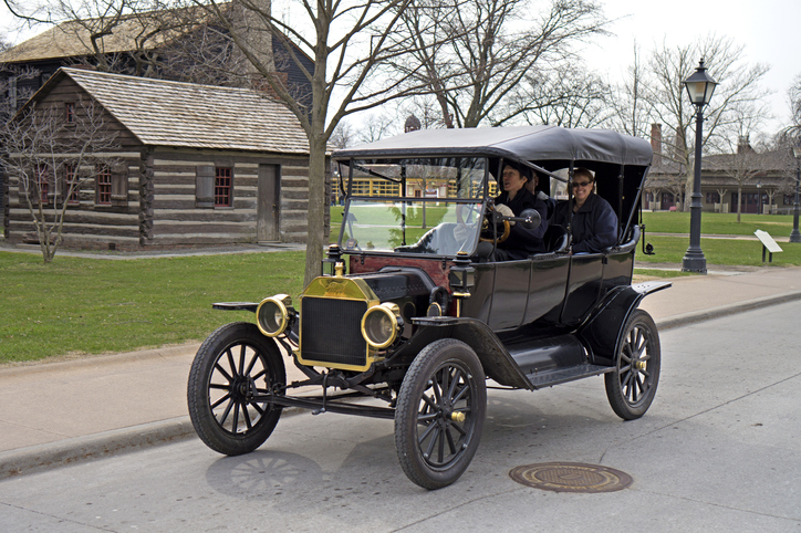 Ford t model in the greenfield village before the first old original rebuilt Ford Motor Company