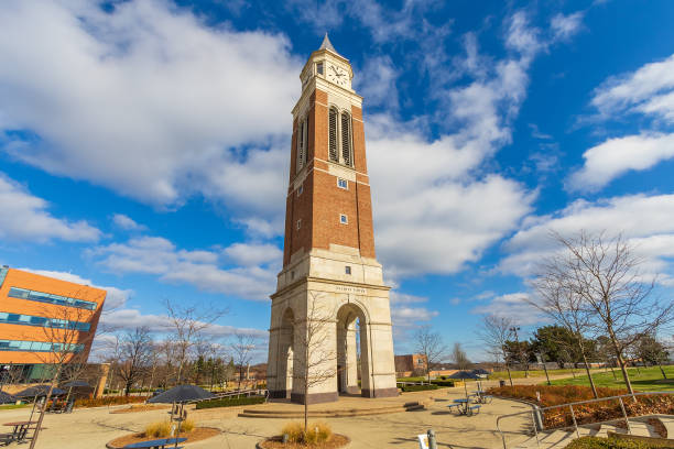 Elliott Tower on November 11, 2020 at Oakland University in Rochester, Michigan.