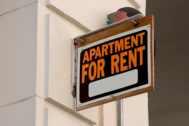 Apartment For Rent Orange Sign